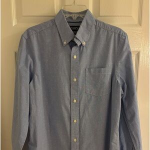 Chaps, size small, blue and white checkered shirt